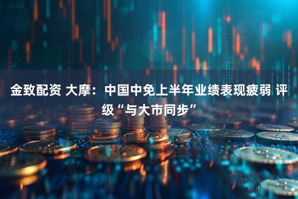 金致配资 大摩：中国中免上半年业绩表现疲弱 评级“与大市同步”